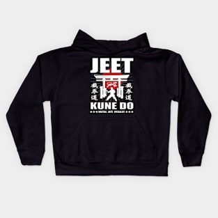 Cool Jeet Kune Do Martial Sports Design With Kanji Kids Hoodie